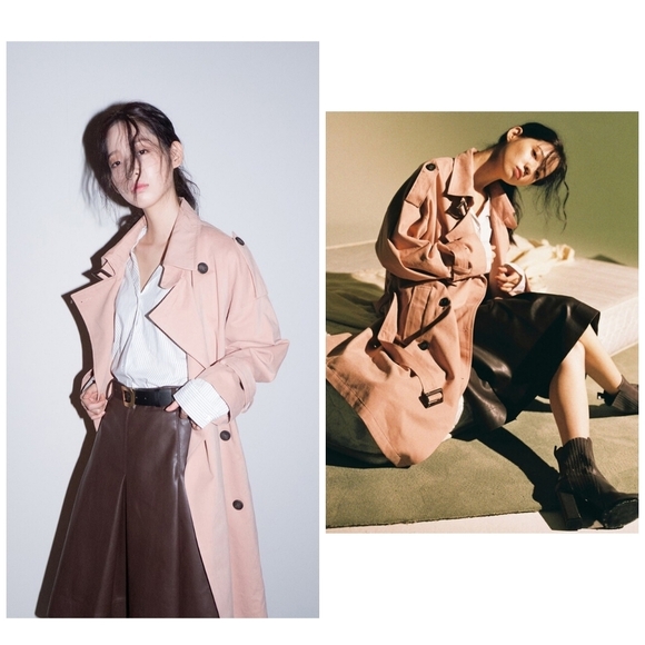 LARTIGENT Indipink Trench Coat One Size - Picture 1 of 16